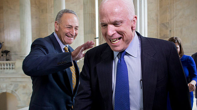 Chuck Schumer, John McCain