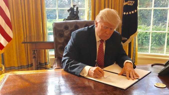Trump Signing