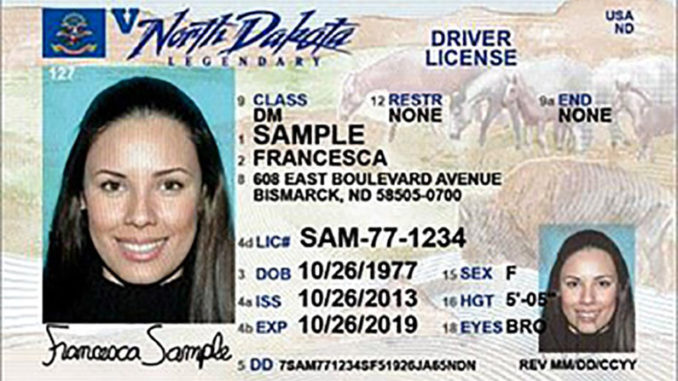 North Dakota Drivers License