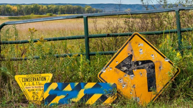 Vandalized Signs